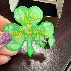 Avon NIB St. Patrick's Day Angel Pin VINTAGE 1999